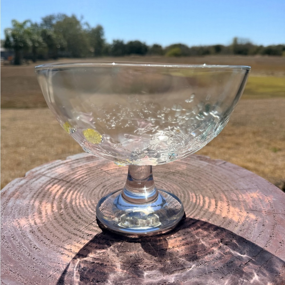Elegant Clear Glass Compote